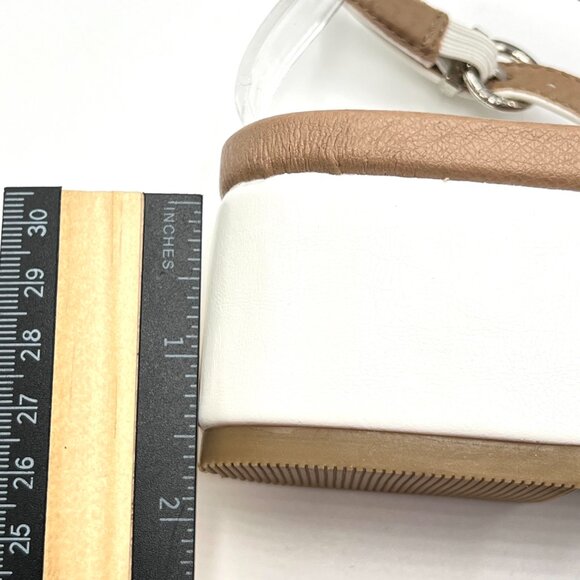 Chinese‎ Laundry Womens Size 6 Skippy White Vegan Leather Platform Sandals Shoes - Picture 13 of 15